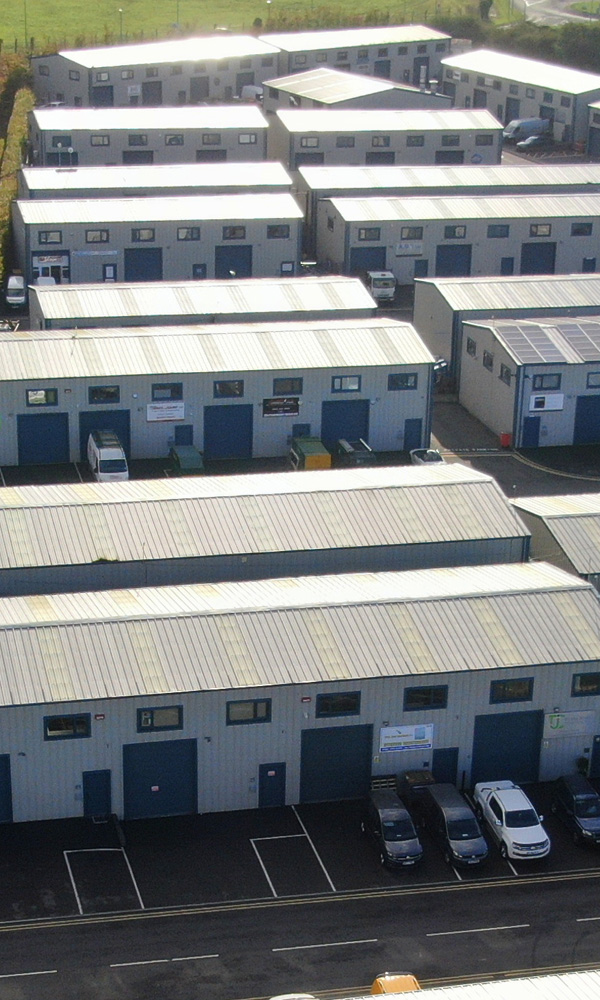 Screenshot from South East Steel drone video